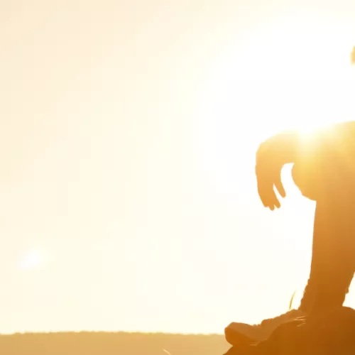 boy in sun