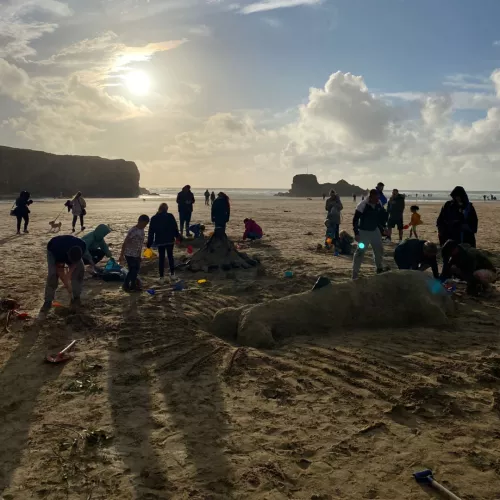 Perranporth beach