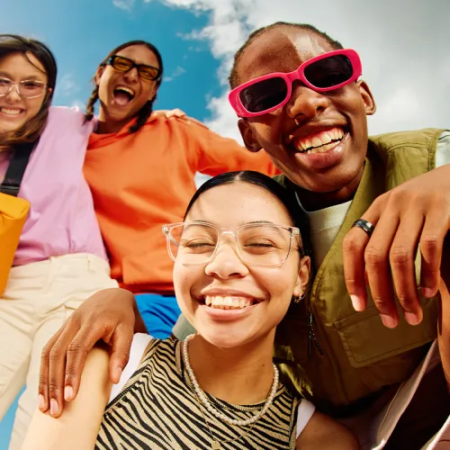 Group of teenagers