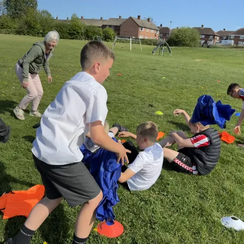 Kids playing sports